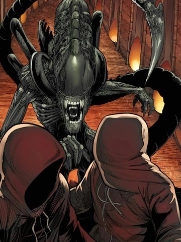 异形大战吸血姬梵蓓娜漫画