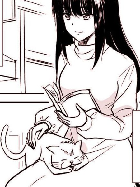 魅力（男装）猫咖店员和常客（女装）大姐姐的故事漫画